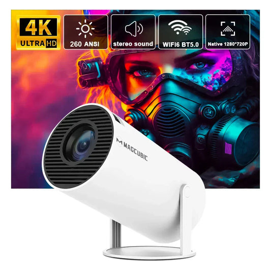 Proyector portátil Cinemax 4K de 150 pulgadas