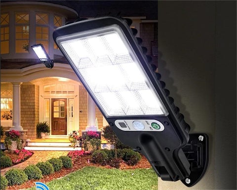 Luz solar LED con control remoto
